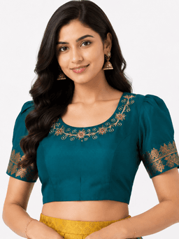 PATTUPAVADA AND BLOUSE thumbnail 2
