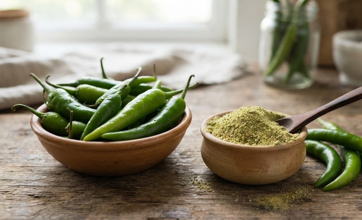 GREENCHILLY POWDER