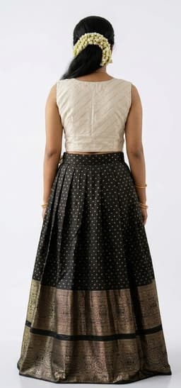 PATTUPAVADA AND BLOUSE (DY 8018) thumbnail 3