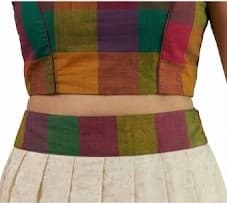 PATTUPAVADA AND BLOUSE thumbnail 2