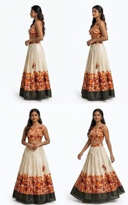 PATTUPAVADA AND BLOUSE thumbnail 3