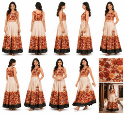 PATTUPAVADA AND BLOUSE thumbnail 3