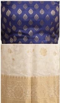 PATTUPAVADA AND BLOUSE thumbnail 2