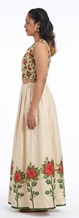 PATTUPAVADA AND BLOUSE(DY 8006) thumbnail 3