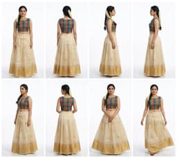 PATTUPAVADA AND BLOUSE thumbnail 3